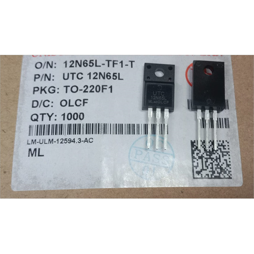 UTC 12N65L-T1-T Integrated Circuit