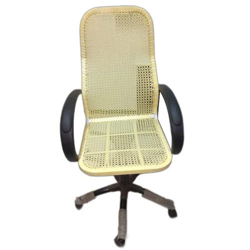 Yellow Office Wire Knitted Chair - Application: For Sitting