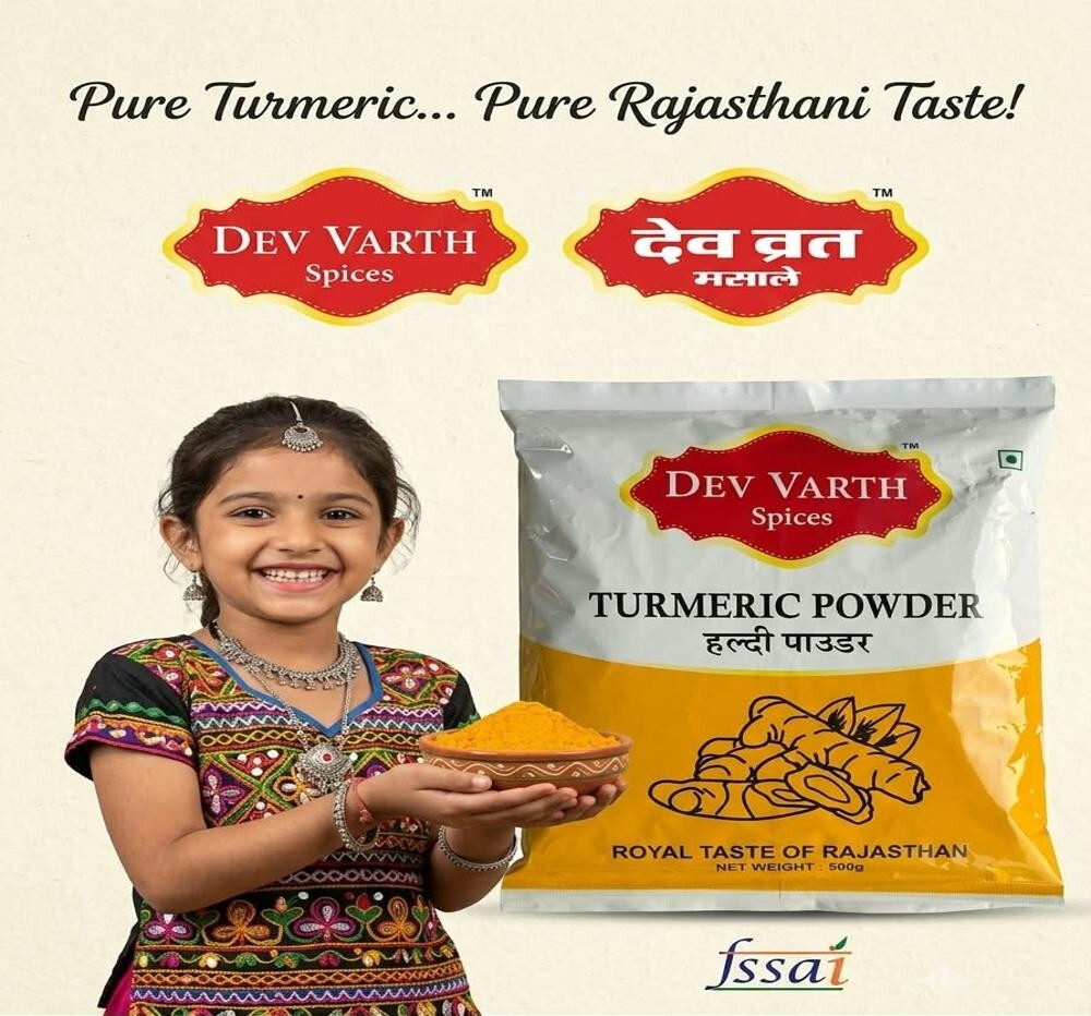 Turmeric Powder - 100gm Food Grade, Bright Yellow Fine Powder for Culinary and Health Benefits