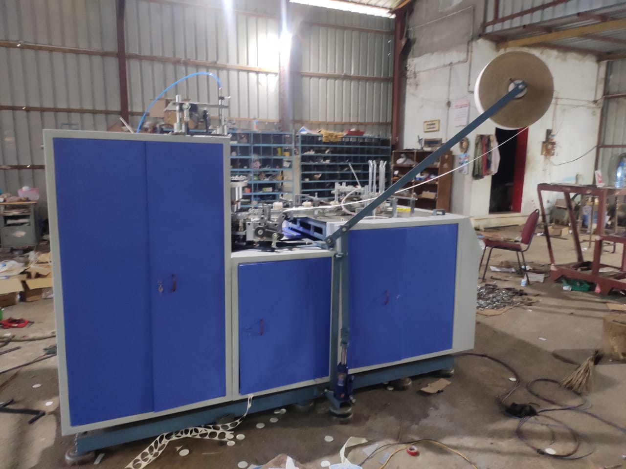 Fully Automatic Indian Made Paper Glass Making Machine - Capacity: 80 - 110 Pcs/min
