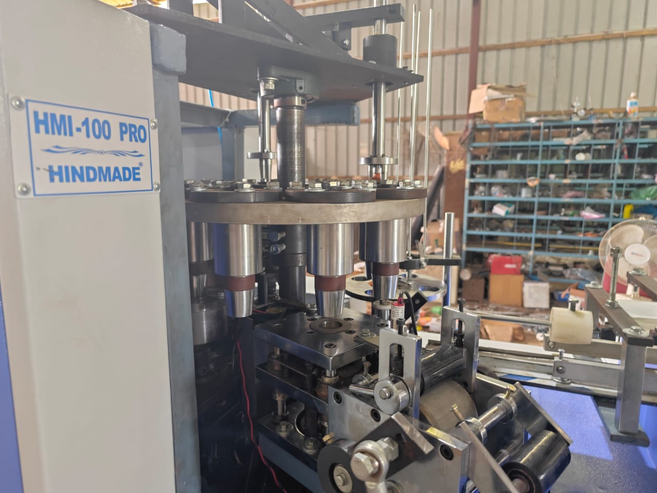 Fully Automatic Indian Made Paper Glass Making Machine - Capacity: 80 - 110 Pcs/min