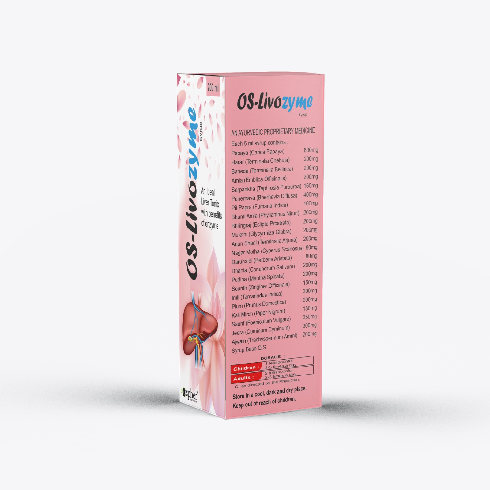 Liver Enzyme Syrup - Herbal Tonic & Syrup, Supports Healthy Liver Function And Aids Digestion