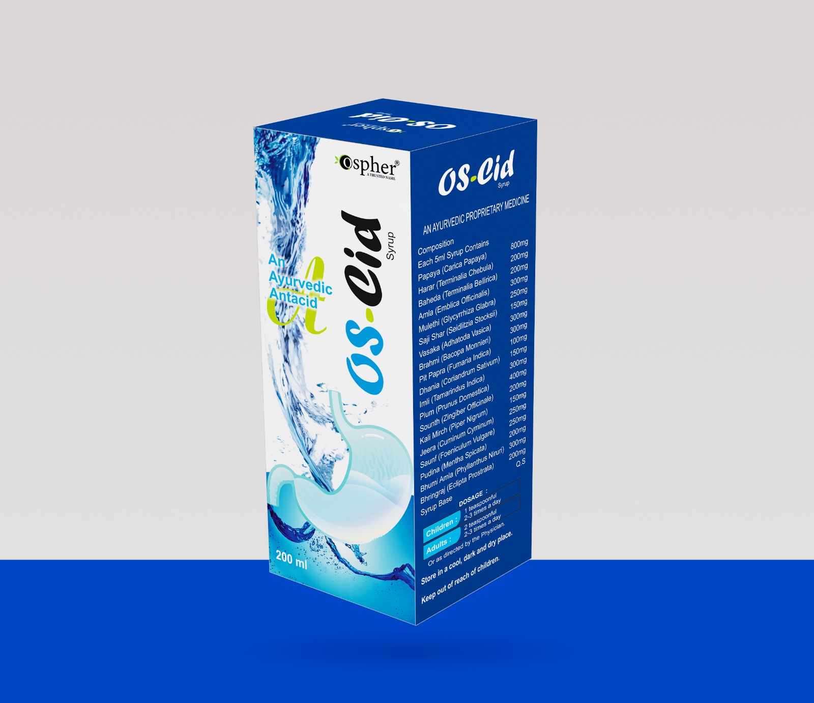 Ayurvedic Antacid Syrup - Natural Digestive Tonic And Syrup | Suitable For All Age Groups Improves Gastrointestinal Health Directions By Physician