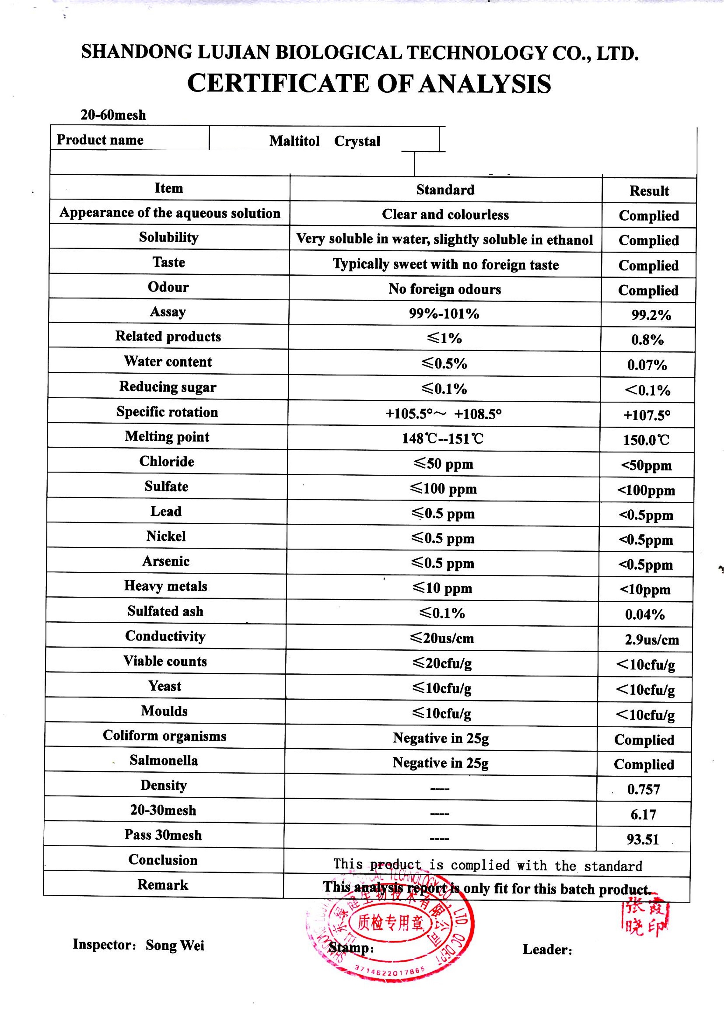 Maltitol Powder