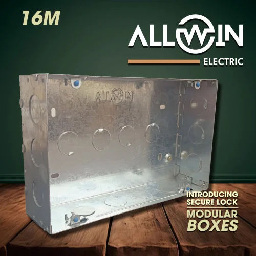 Electric 16 M Module Gi Modular Box - Color: As Per Requirement