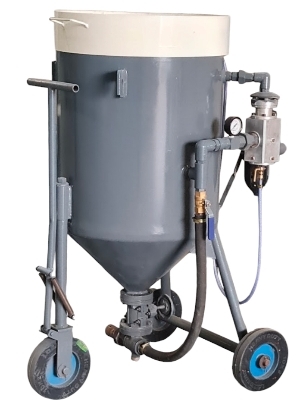 Hoppar sand blasting