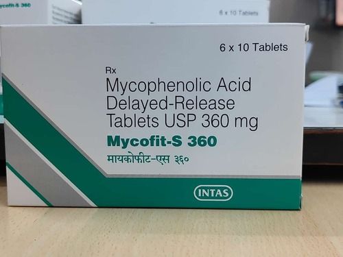 Mycopenolic Acide Delayed tablets UPS 360Mg