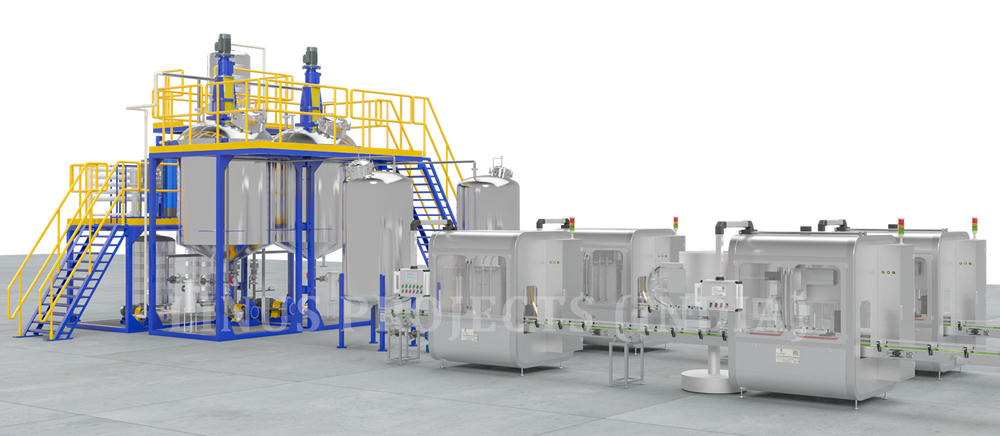 Brake fluid and coolant plant