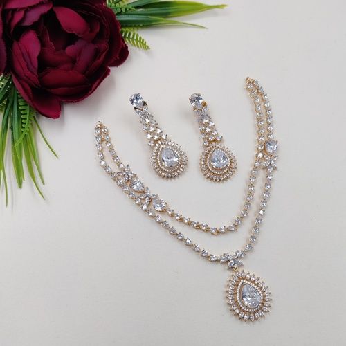 Eternal Sparkle American Diamond Necklace