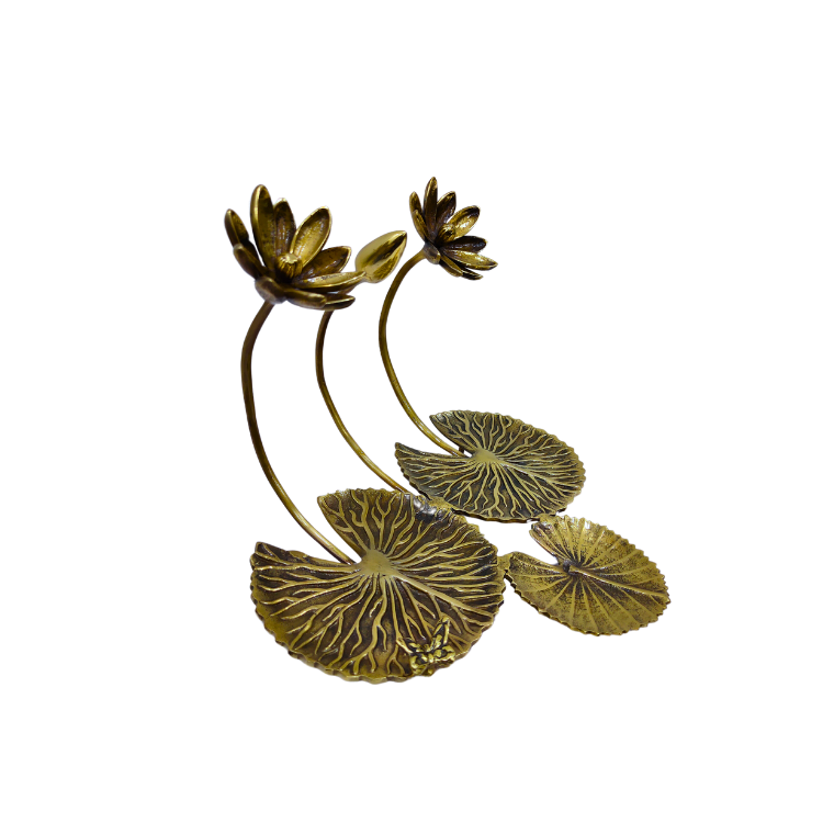 Brass Lotus leaf plater