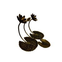 Brass Lotus leaf plater