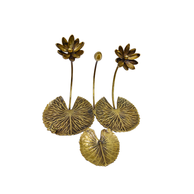 Brass Lotus leaf plater