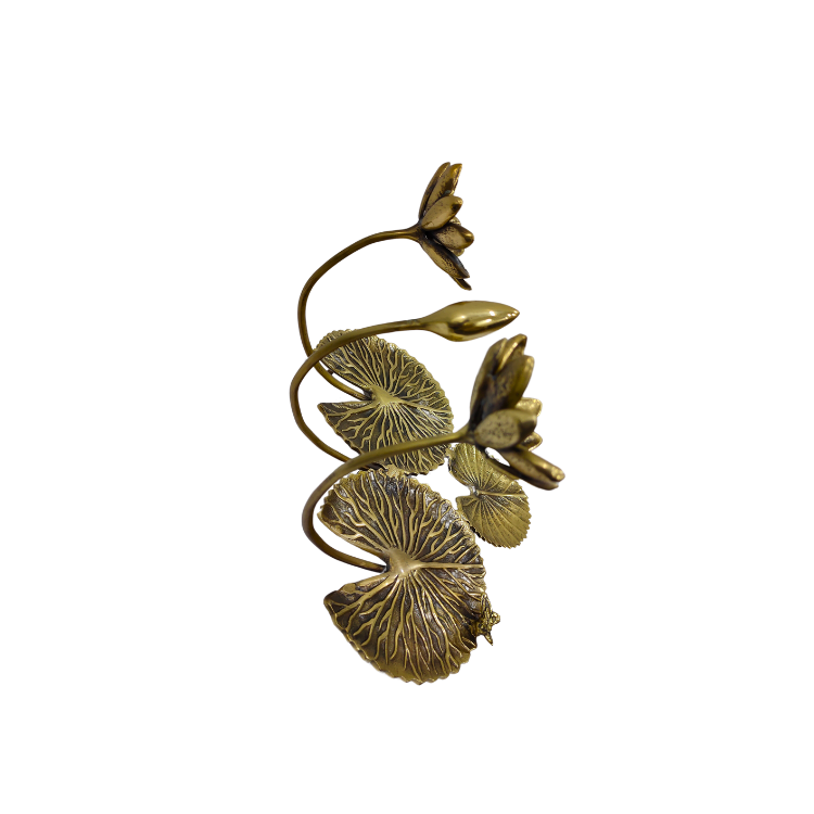 Brass Lotus leaf plater