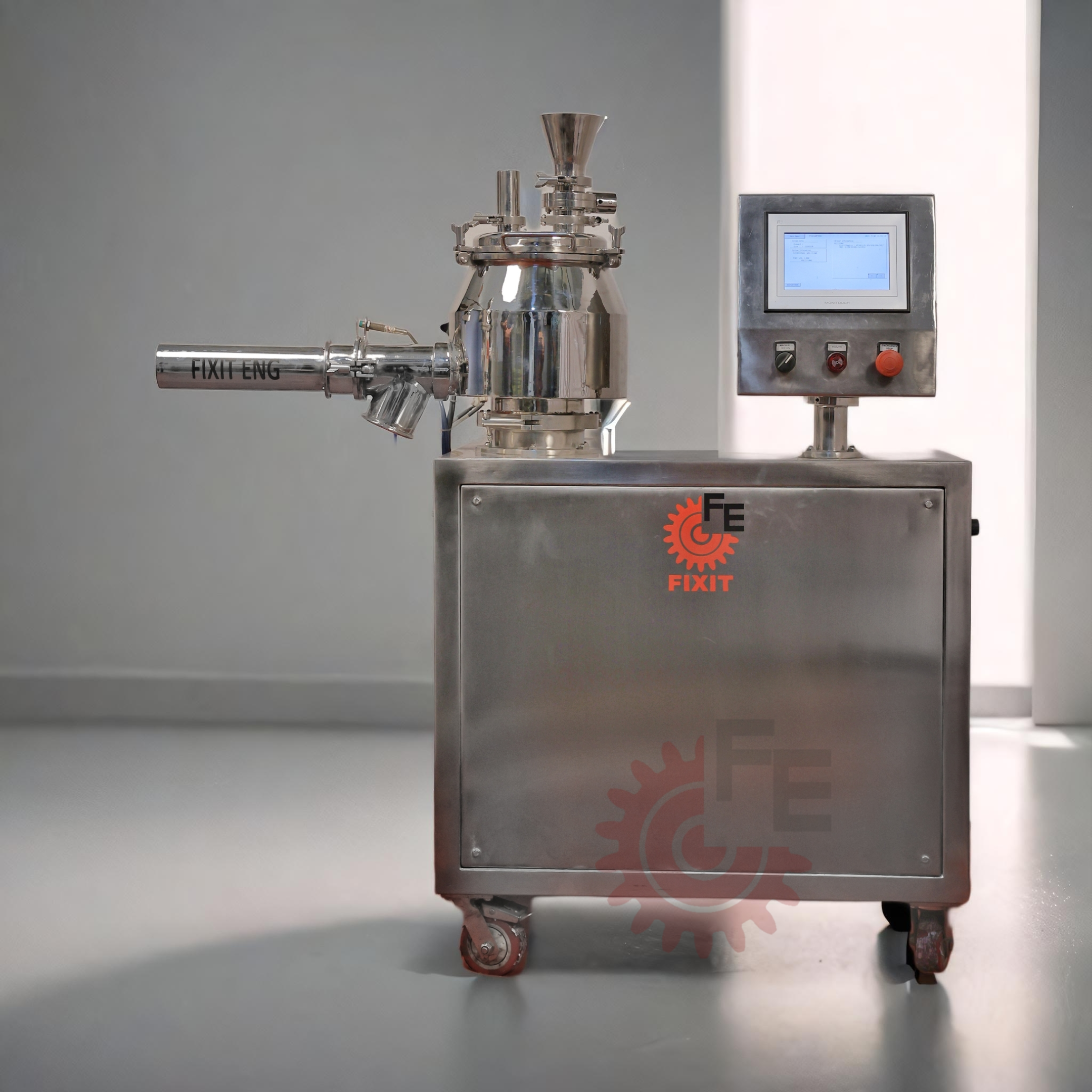 Rapid Mixing Granulator Machine - Material: Stainless Steel