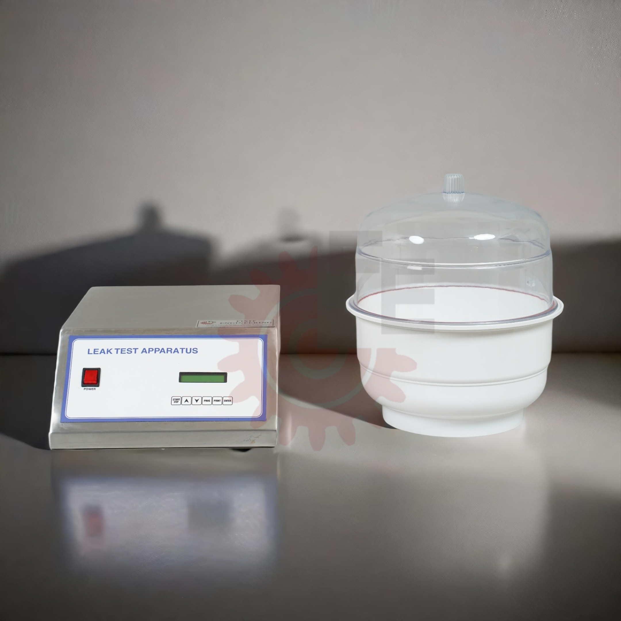 Leak Test Apparatus - Mild Steel Material, 220-240 Volt, Silver Finish | Durable Laboratory Equipment For Gas And Liquid Leakage Detection