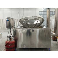 Ss Round Oil Fryer - Stainless Steel, Electric Power Source | Perfect For Commercial Use In Hotels And Restaurants, Even Heat Distribution, Durable Design, Easy Installation