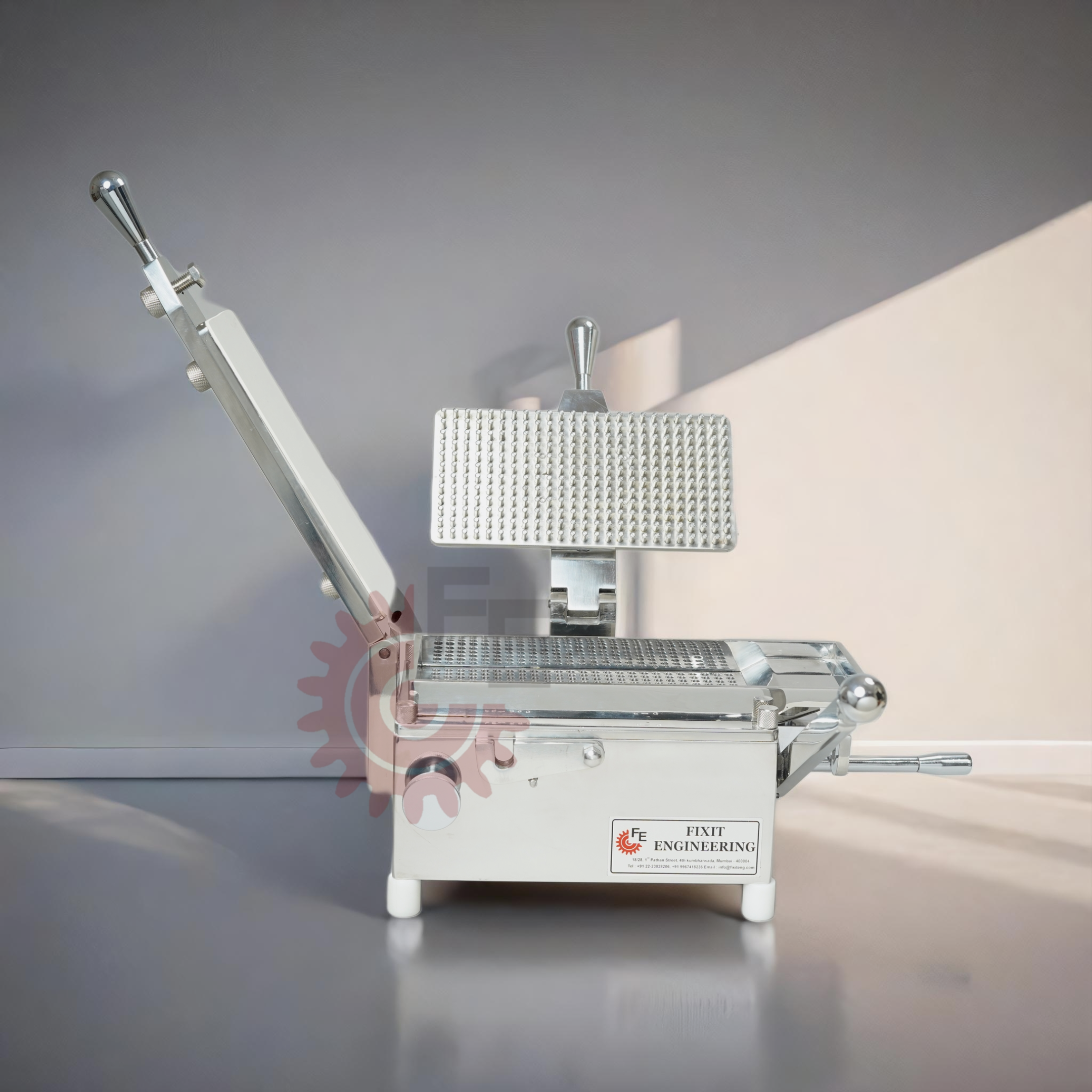 Manual Capsule Filling Machine - Stainless Steel, 545x965 Cm | 300 Holes Capacity, Fast Disassembly, High Production Yield