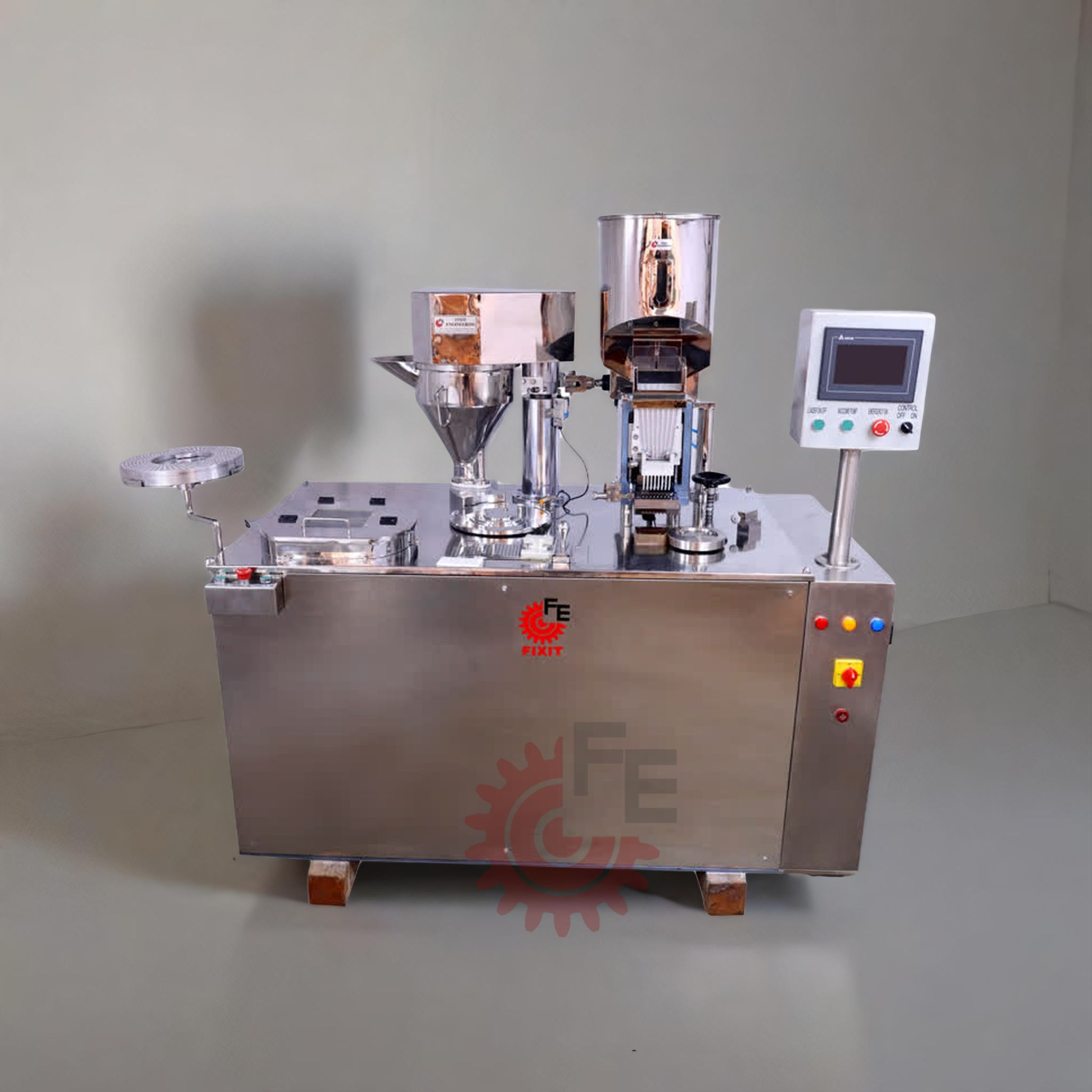 Semi Automatic Capsule Filling Machine - Color: Silver