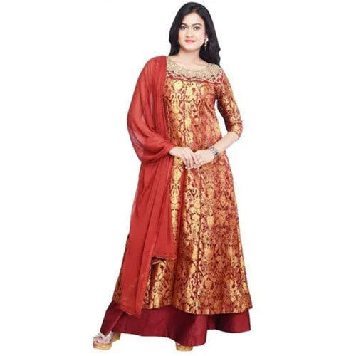 Silk Anarkali Suit