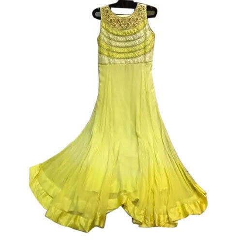 Yellow Anarkali Suit