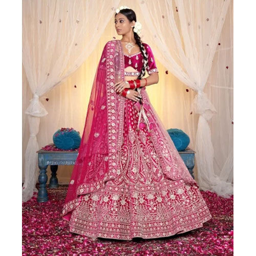 Embroidered Bridal Lehenga - Dress Style: Traditional