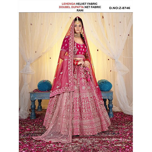 Pink Bridal Lehenga