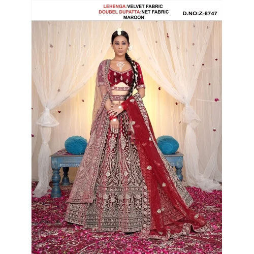 Red Bridal Lehenga - Ethnic Region: Indian