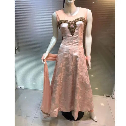 Ladies Silk Gown