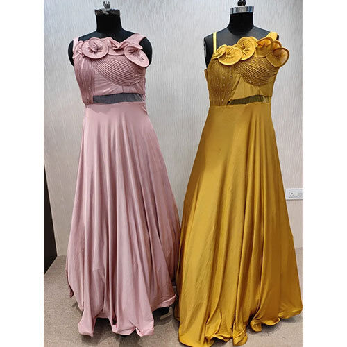 Ladies Pink Gown - Ethnic Region: Indian