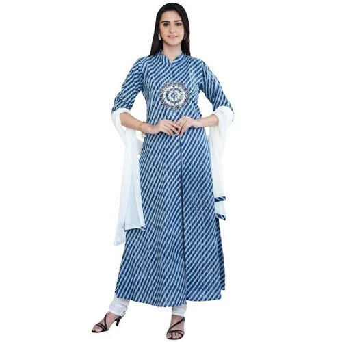 Stripped Frock Suit - Ethnic Region: Indian