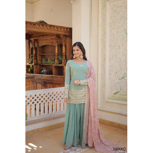 Ladies Designer Palazzo Suit - Ethnic Region: Indian