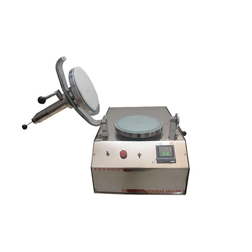 Cooled Diskette Automatic Pigment Muller - Material: Mild Steel