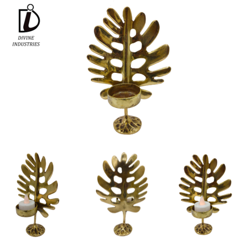 brass tree with candle holder