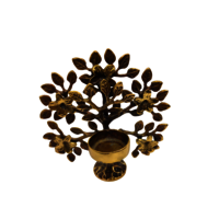 brass tree with candle holder