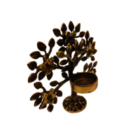 brass tree with candle holder