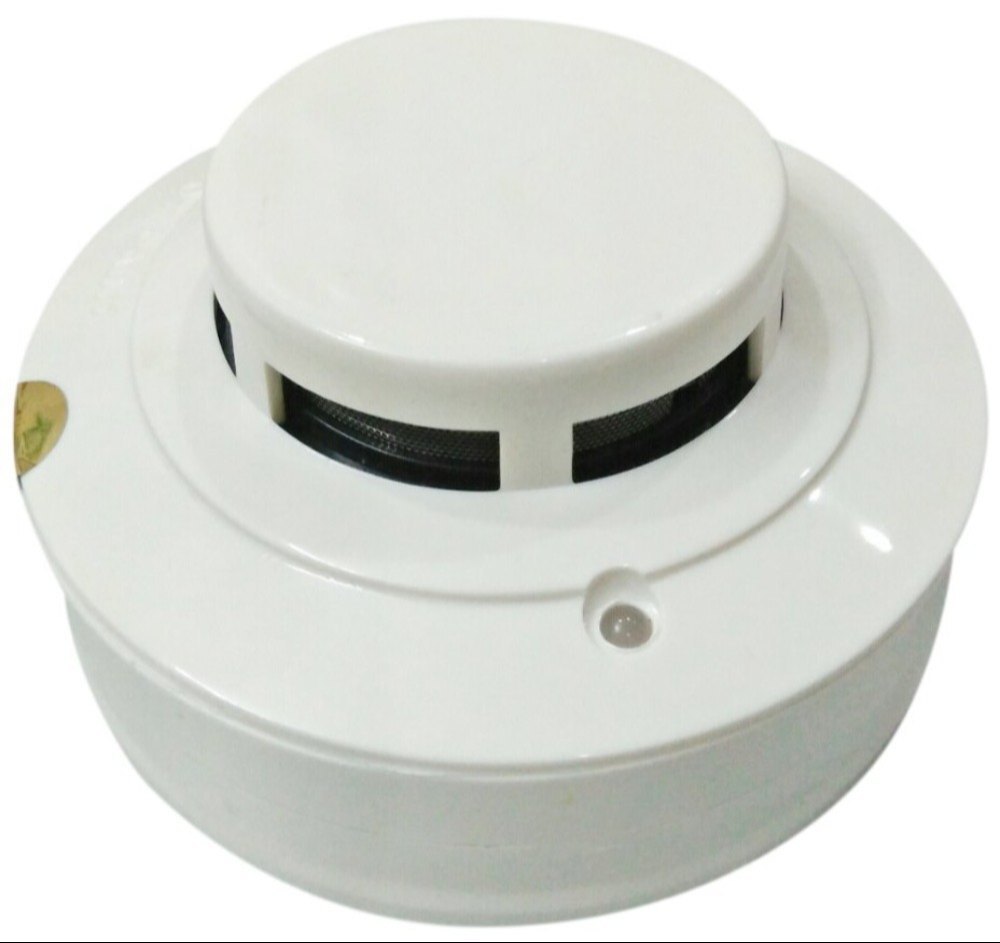 Conventional Smoke Detectors - Hard Wired Industrial Safety Device, White Color, 1 Year Warranty, Multi-sensor Capability