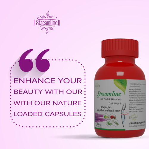 STREAMLINE HAIR NAIL & SKIN CARE CAPSULES