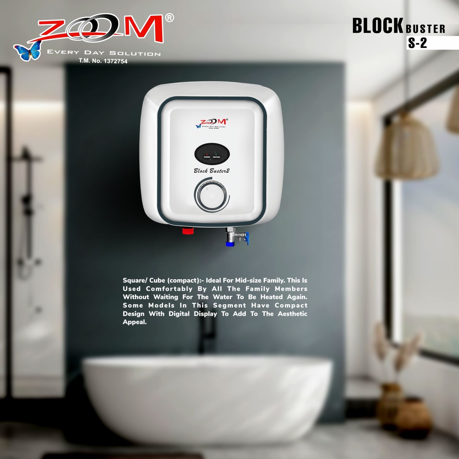 Galaxy S-2 Water Heaters - Color: As Per Image