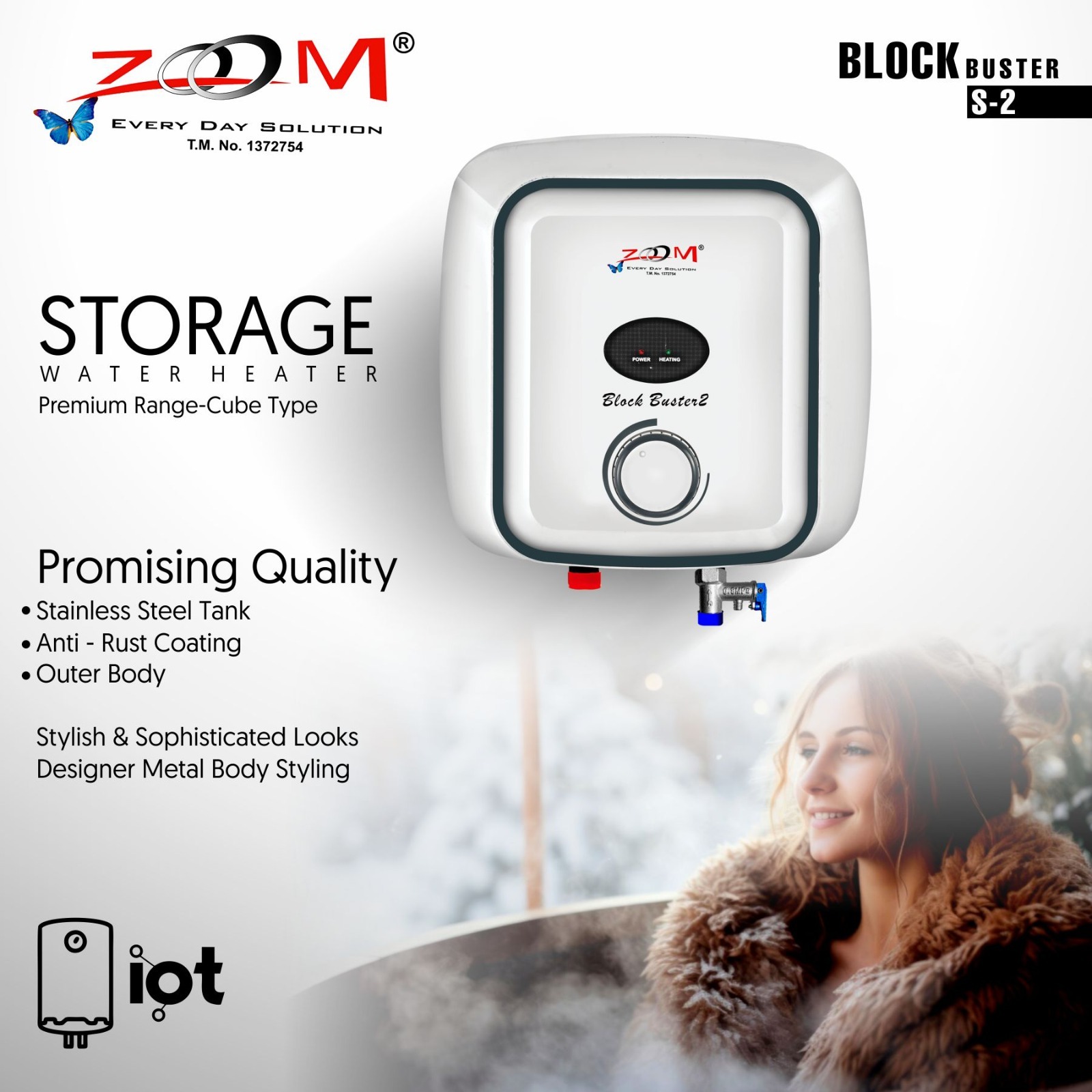 Galaxy S-2 Water Heaters - Color: As Per Image