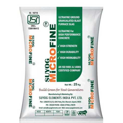 Ultrafine Ground Granulated blast furnace slag - UGGBS