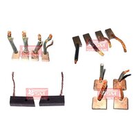 Automotive Starter Brush Set - Color: Copper Color