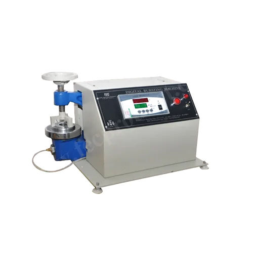 Bursting Strength Testing Machine - Color: Silver