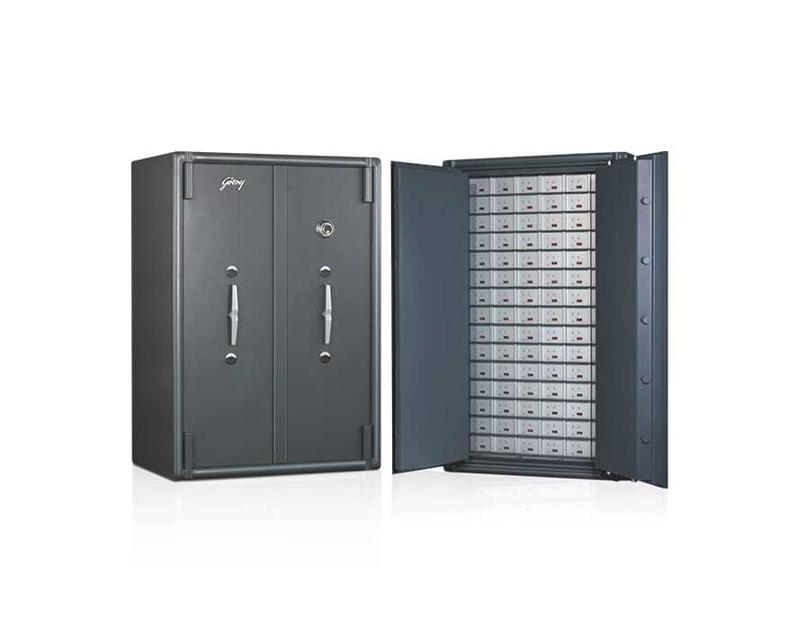 Defender Safe With Safe Deposit Locker - Color: Grey