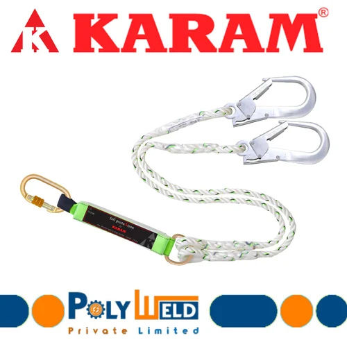 Karam Pn351 Energy Absorbing Expandable Webbing Lanyard - Usage: Industrial