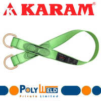 Karam Pn804 Cross Arm Strap - Durable, Lightweight 280 Gm | Waterproof, Reusable, Unisex Bright Green Color, Backed By Warranty