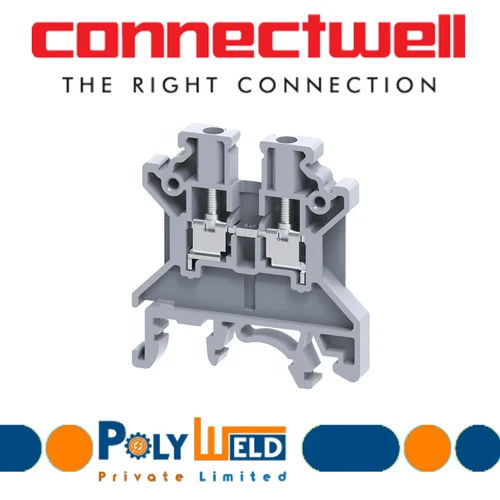 Connectwell Cts2.5Un 2.5 Sqmm 5Mm Thick Feed Through Terminal Block - Application: Electric Fitting