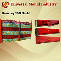 Precast Compound Wall Mould - Color: Red
