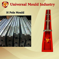 Precast Column Mould - Color: Red