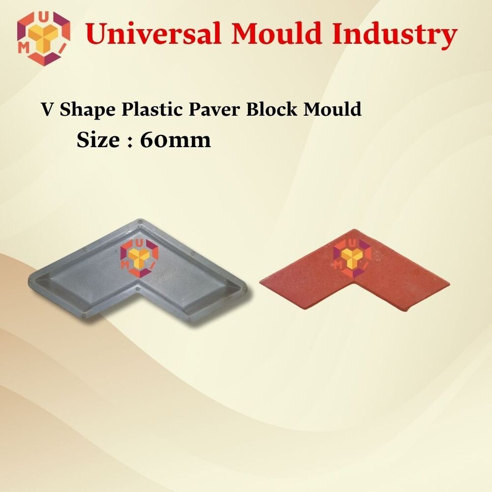 V Shape Plastic Paver block Mould