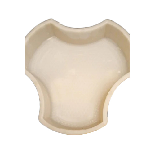 Plastic Paver Block Mould - Plastic, Cosmic Shaping Mode, White Color | Ideal for Concrete Paving Solutions in Construction Industry